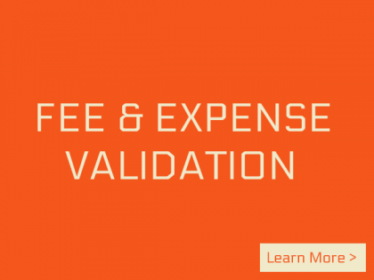 Fee and Expense Validation